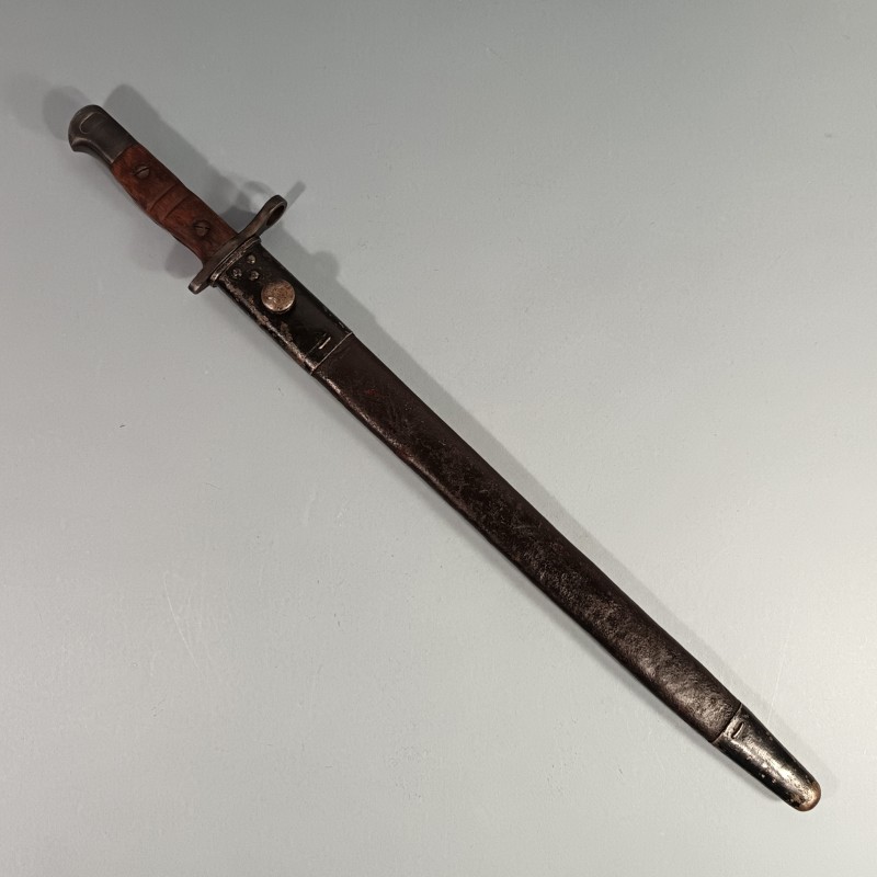 BAIONNETTE US REMINGTON MODELE 1913 DATEE 1916 POUR FUSIL ENFIELD P-1914 OU P14 OU N°3 MKI GUERRE 1914 1918 US BAYONET WW1